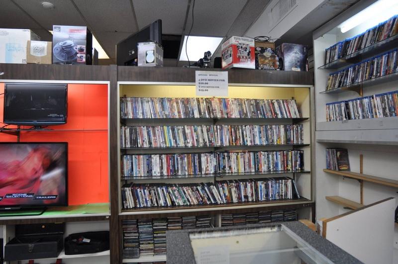 DVD selection at Philadelphia Pawnshop